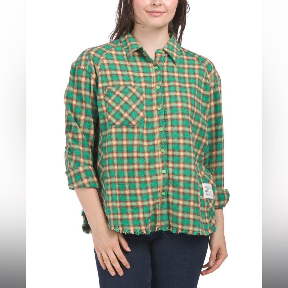 BDG Urban Outfitters | NWOT Women’s Brixton Button-Down Flannel Shirt - Picture 2 of 12